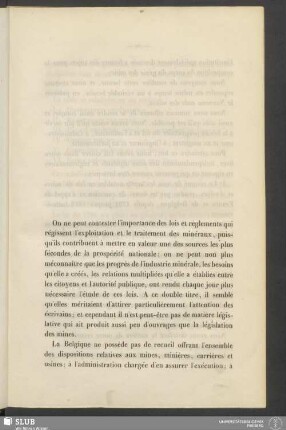 Observations préliminaires