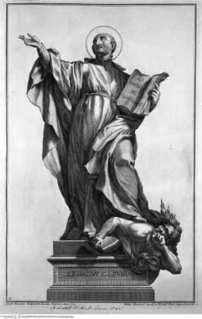 Le statue de' dodici apostoli esistenti nella Basilica Lateranense scolpite da celebri autori, San Pietro in Vaticano, der heilige Ignatius