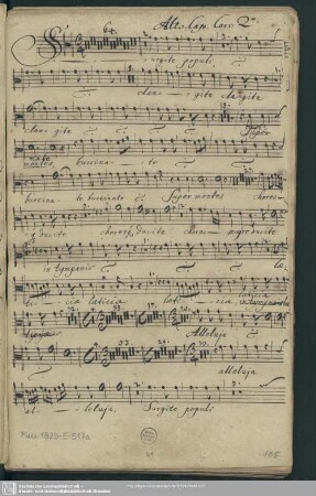 Alto. Cap. Coro 2. [Schreiber: Jacobi, Samuel]