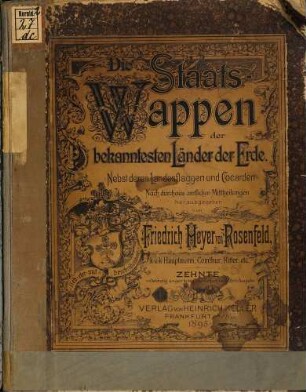 Die Staats-Wappen der bekanntesten Länder der Erde