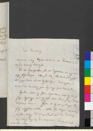 Brief von Eichstädt, Heinrich Karl Abraham an Goethe, Johann Wolfgang von