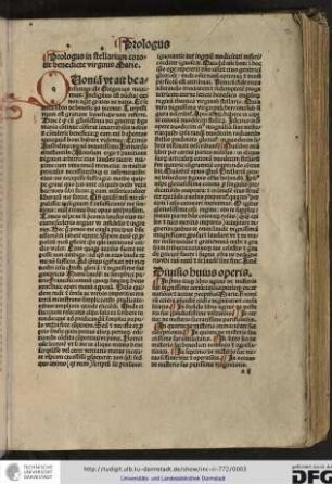 Prologus in stellarium corone benedicte virginis Marie.