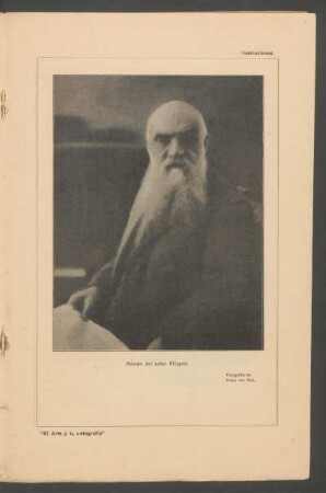 Retrato del señor Filippini. : Fotografía de Franz van Riel.