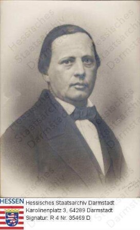 Scriba, Karl (1823-1883) / Porträt, Brustbild