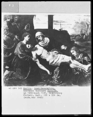 Trauer um den Leichnam Christi