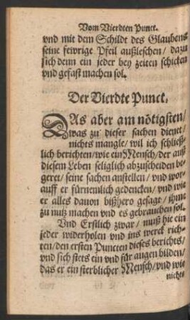 Der Vierdte Punct.