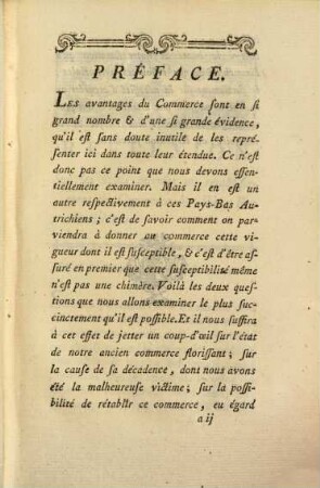 Reflexion Sur Les Vrais Intérêts, Ou Rétablissement Du Commerce Des Pays-Bas Autrichiens