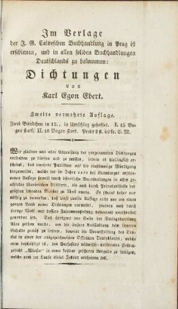 Verlagswerbung