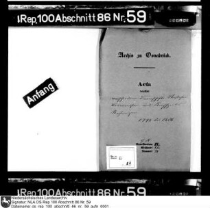 Bauerschafts-, Vorsteher-, Bauerrichter- und Kirchspiels-Rechnungen