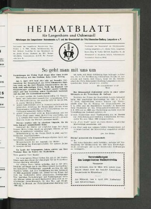 So geht man mit uns um