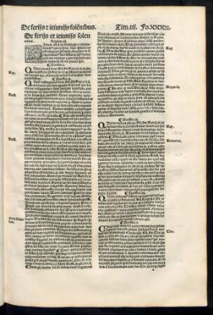 De feriis et ieiuniis solennibus. Titulus. xii.