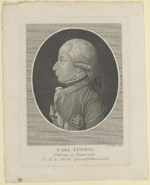 Bildnis des Carl Ludwig zu Oesterreich