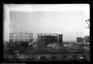 Brücke von Bau Me 3 Dampfkesselhaus nach Bau Me 103 Dampfkesselhaus, Me 6 Wasserwerk und Luftzentrale, Me 503, 504 Gasbehälter