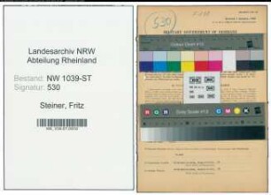 Entnazifizierung Fritz Steiner , geb. 29.03.1887 (Steuerhelfer)