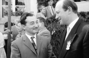 Bernau: Hans-Thoma-Preisträger Arthur Fauser und Staatsrat Filbinger (Köpfe)