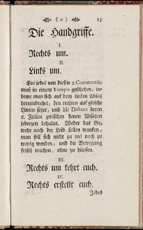 Die Handgriffe.
