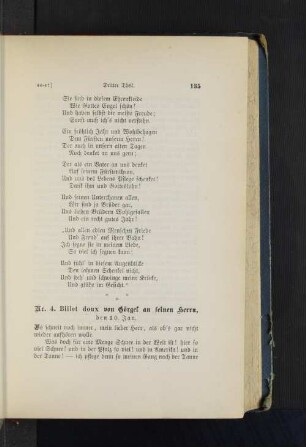 Nr. 4. Billet doux von Görgel an seinen Herrn,