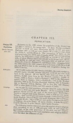 Chapter III. Population