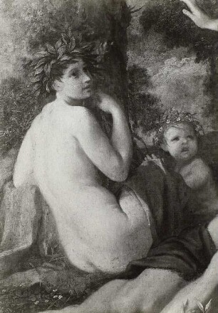 Pan und Syrinx / Die Nymphe Syrinx wird von Pan verfolgt