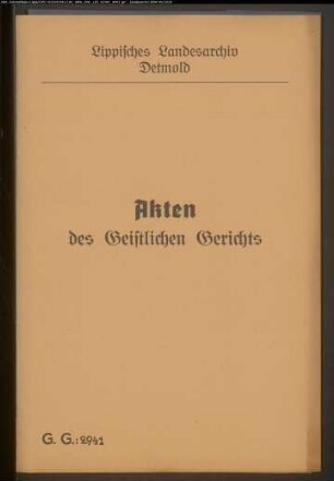 Ehestreit zwischen der Ehefrau Geise und ihrem Ehemann Leibzüchter Geise Nr. 33 Bellenberg, getraut am 9.11.1834