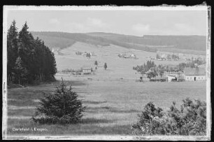 Blick nach Carlsfeld im Erzgebirge