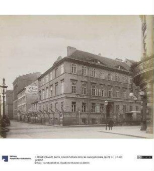 Berlin, Friedrichstraße 98 Ecke Georgenstraße