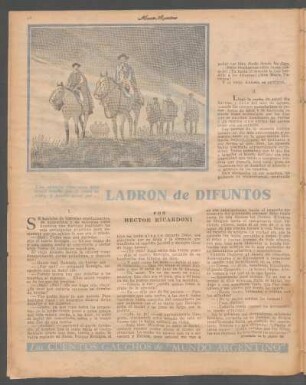 Ladrón de difuntos : Los cuentos de gauchos de "Mundo Argentinos"