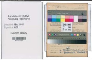 Entnazifizierung Hanny Eckartz , geb. 01.04.1918 ()