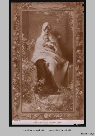 Madonna mit Kind und Ölzweigen - Quasi oliva speciosa in campis