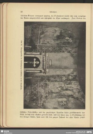 Wandgemälde, die Verkündigung darstellend, in der Kreuzkirche