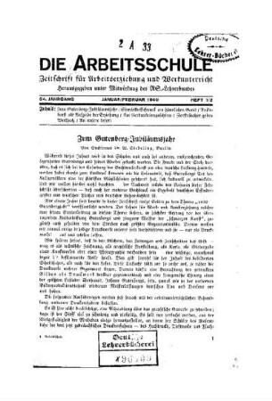 Zum Gutenberg-Jubiläumsjahr