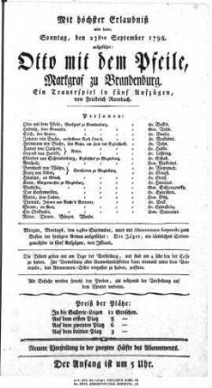 Otto mit dem Pfeile, Markgraf zu Brandenburg