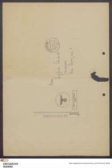 Verwaltung der Rudolf Schmidt Bibliothek nach dessen Tod durch Margarete Schmidt