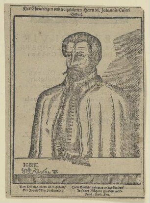 Bildnis des Johannis Coleri
