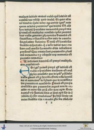 Quare iudicium timendum est propter multiplicem accusationem