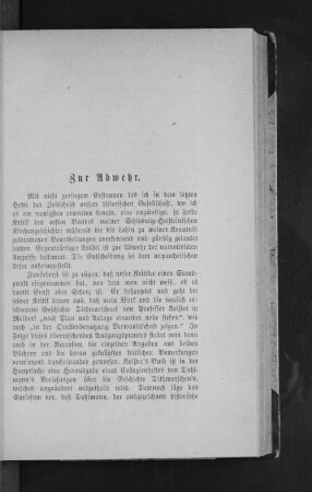 Zur Abwehr.