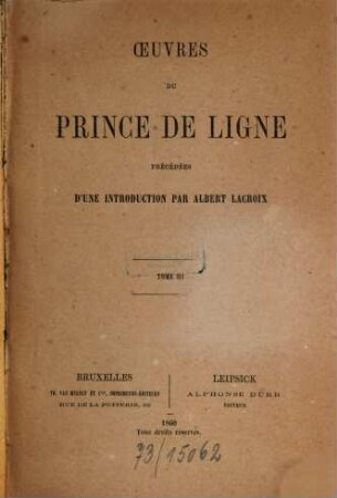 Oeuvres du Prince de Ligne, 3