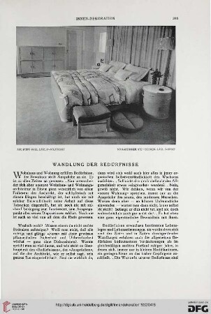 41: Wandlung der Bedürfnisse