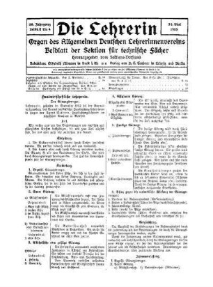 Hauswirtschaftliche Lehrprobe