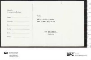 Beilage zum Programm 2. Viermonatsabschnitt 1967/1968