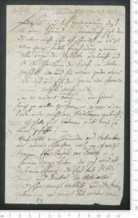 Brief von Adelbert von Chamisso an Julius Eduard Hitzig