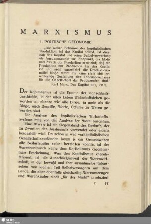 Marxismus