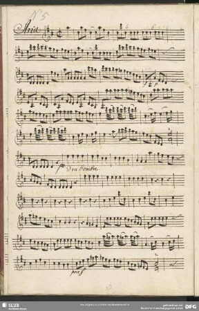 No. 5 Aria: Fra l'ombre un lampo solo