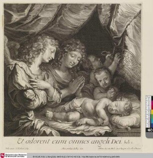 Et adorent eum omnes angelo Dei [Das Christuskind von Engeln verehrt]