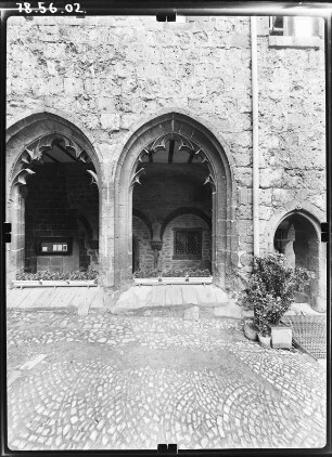 Nordhausen. Stadtpfarrkirche zum Heiligen Kreuz (sog. Dom, Baubeginn 1130). Kreuzgang