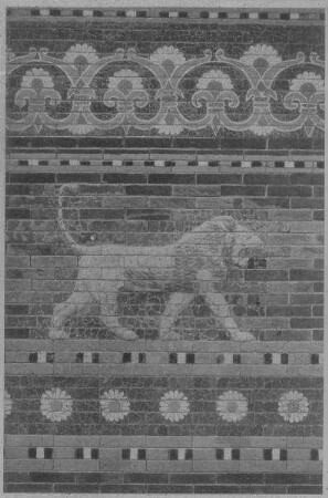Babylon, Schmelzziegelwandungen u. Palast Nebukadnezars II