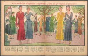 Los modelos elegantes sugeridos para la próxima primavera [Dibujo]