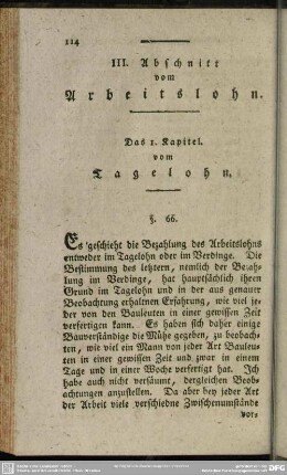 III. Abschnitt vom Arbeitslohn