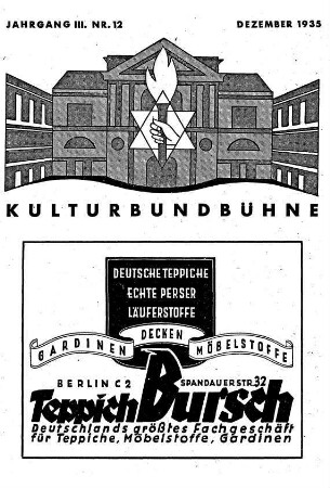 Kulturbundbühne / Kulturbund Deutscher Juden