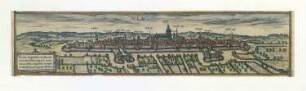 Ulm von Norden. 1572. (Koloriert).